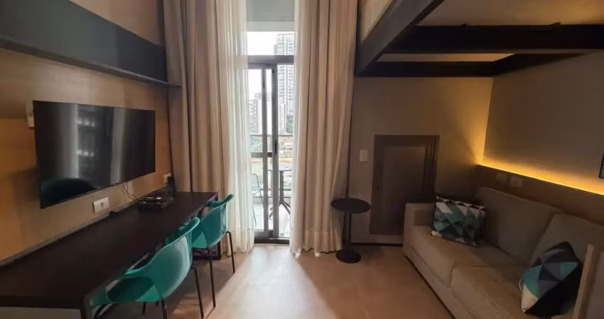 Apartamento tipo para locação em brooklin com 1 quarto, sendo 1 suíte, 31m²