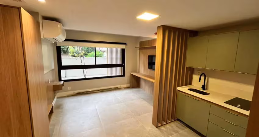 Apartamento tipo para venda e locação em moema com 1 quarto, 29m²