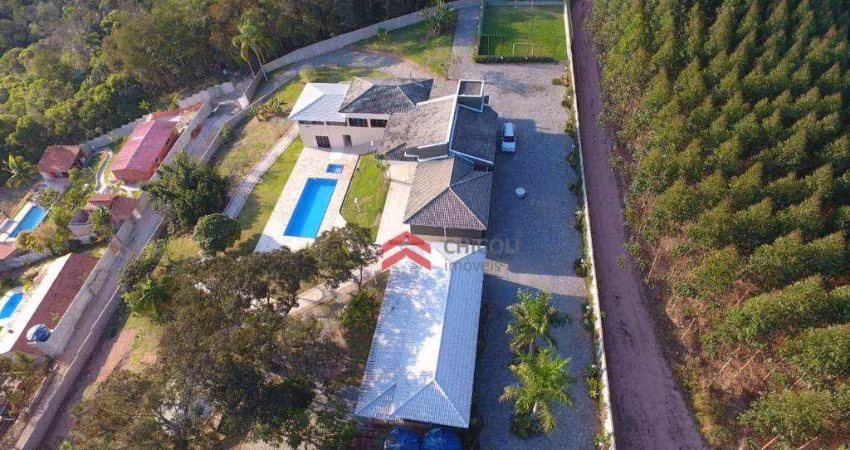 Chácara com 5 dormitórios à venda, 4000 m² - Guararema - Guararema/SP