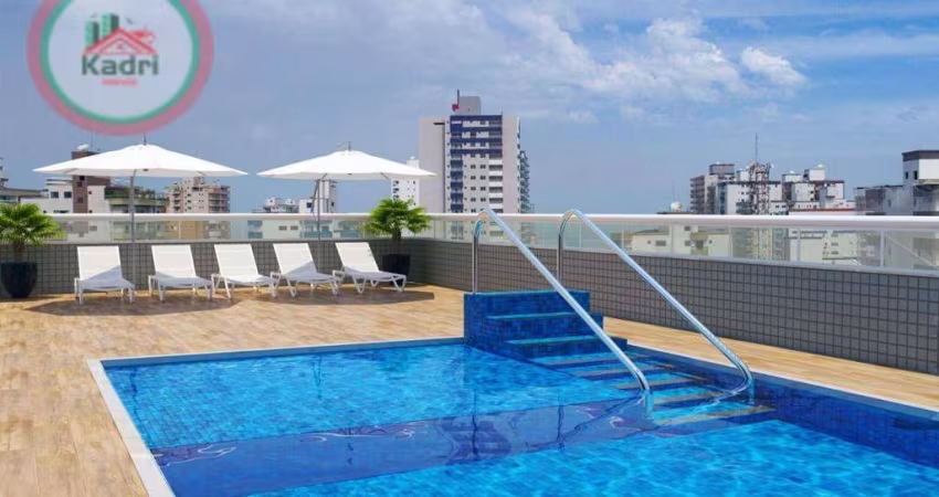 Apartamento com 1 dormitório à venda, 55 m² por R$ 240.000,00 - Caiçara - Praia Grande/SP