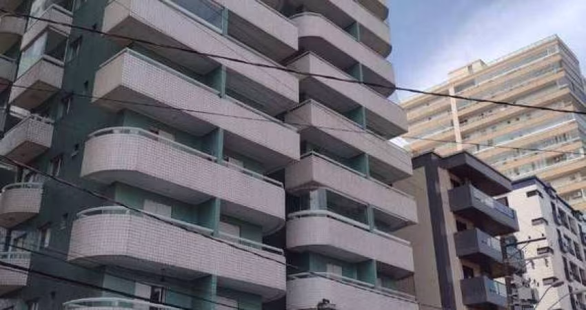 Apartamento com 1 dormitório com 2 Sacadas  à venda, 40 m² por R$ 275.000 - Boqueirão - Praia Grande/SP