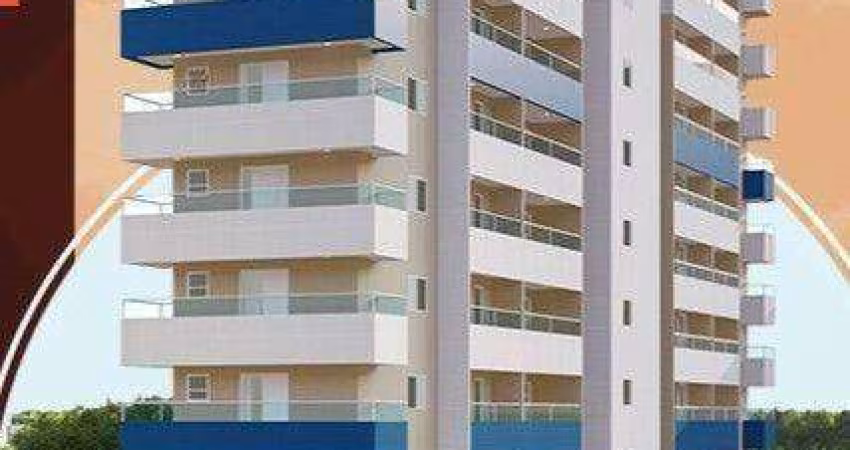 Apartamento com 2 dormitórios à venda, 69 m² por R$ 490.000,00 - Vila Guilhermina - Praia Grande/SP