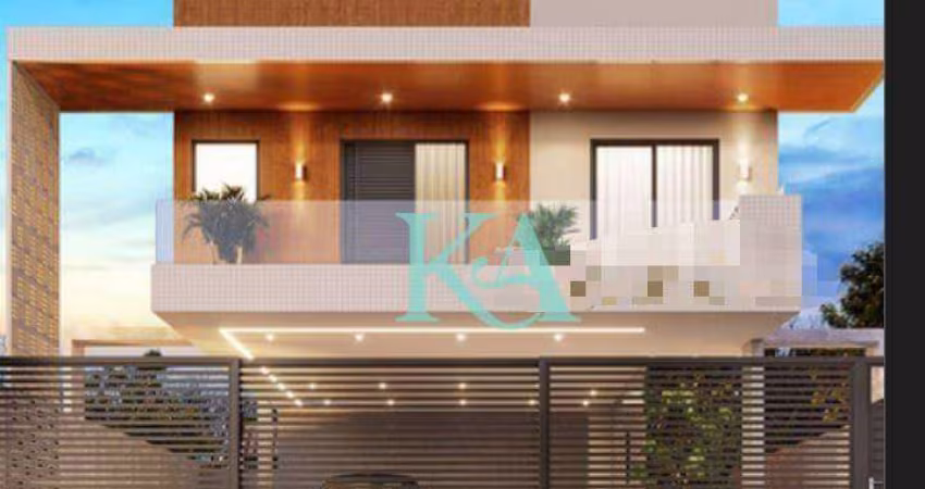 Casa Térrea com 2 dormitórios à venda, 52 m² por R$ 315.000,00- Vila Guilhermina - Praia Grande/SP
