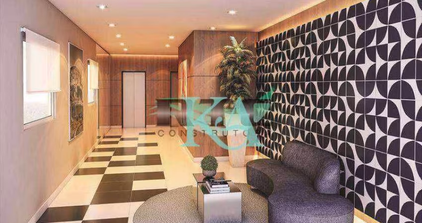 Apartamento com 2 dormitórios à venda, 80 m² por R$ 370.000,00 - Caiçara - Praia Grande/SP