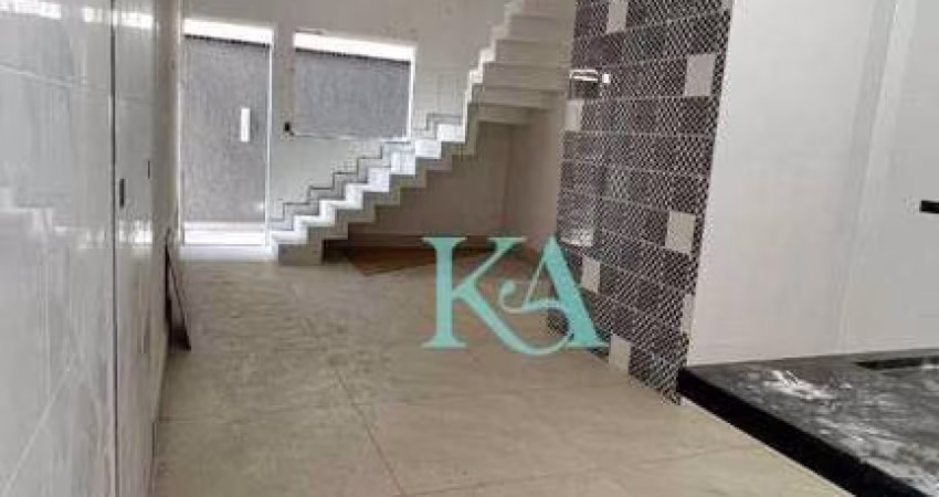 Sobrado com 2 dormitórios à venda, 48 m² - Maracanã - Praia Grande/SP