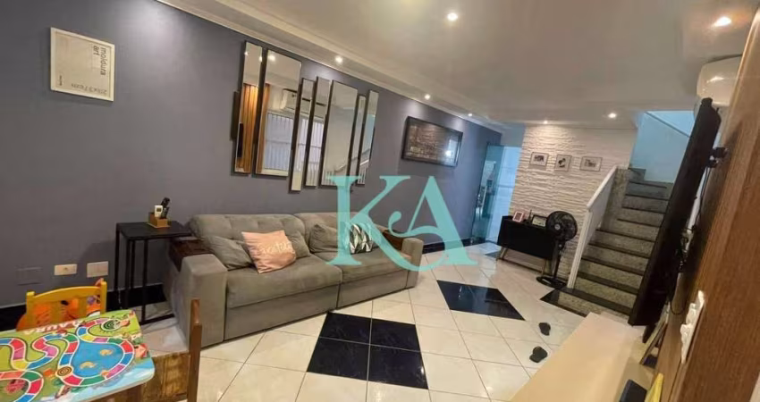 Sobrado com 3 dormitórios à venda, 105 m² por R$ 679.999,00 - Tupi - Praia Grande/SP
