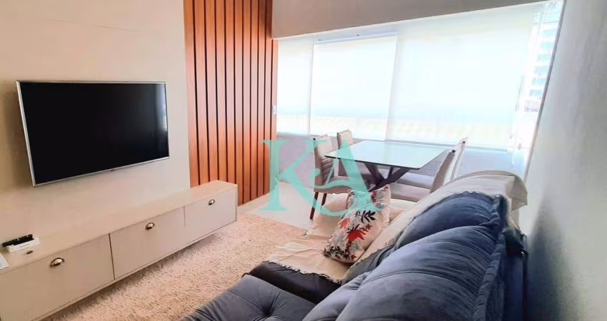 Apartamento com 2 dormitórios com Varanda Envidraçada Mobiliado à venda, 50 m² por R$ 400.000 - Mirim - Praia Grande/SP