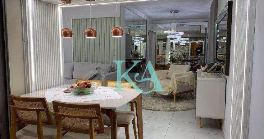 Apartamento com 3 dormitórios à venda, 116 m² por R$ 990. - Vila Guilhermina - Praia Grande/SP