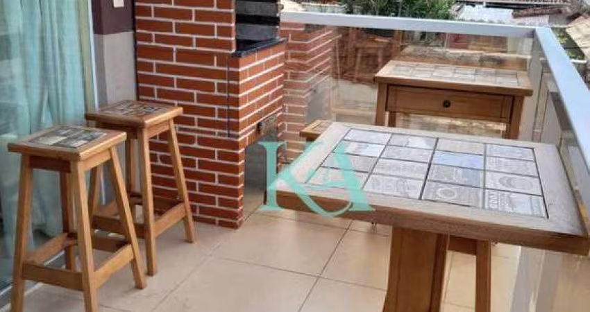 Casa Condomínio com Sacada 2 dormitórios 1 Suíte com Planejados  à venda, 80 m² por R$ 360.000 - Maracanã - Praia Grande/SP