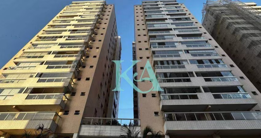 Apartamento com 3 dormitórios à venda, 102 m² por R$ 800.000,00 - Canto do Forte - Praia Grande/SP