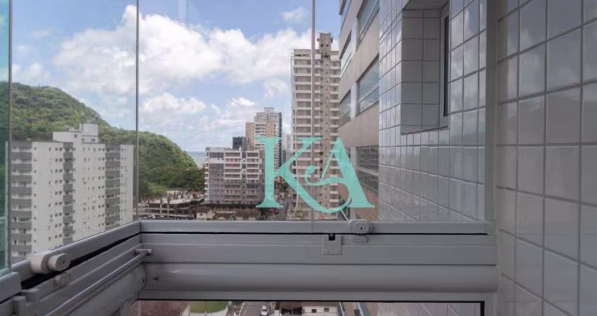 Apartamento 3 dormitórios 2 Suíte Mobiliado Terraço Envidraçada 2 Vagas de Garagem  à venda, 119 m² por R$ 950.000 - Canto do Forte - Praia Grande/SP