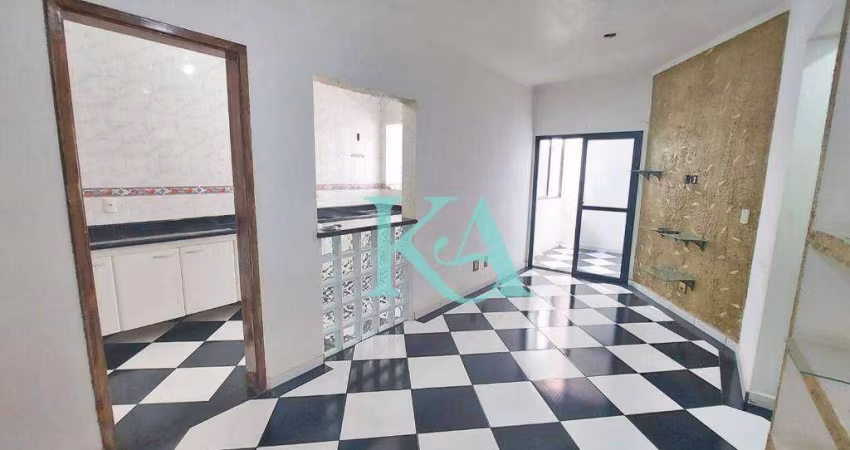 Apartamento com 1 dormitório à venda, 51 m² por R$ 250.000 - Aviação - Praia Grande/SP