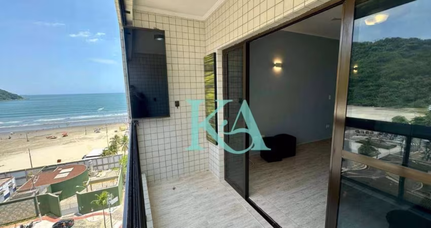 Apartamento com 2 dormitórios 1 Suíte Vista Lateral Mar  à venda, 99 m² por R$ 650.000 - Canto do Forte - Praia Grande/SP