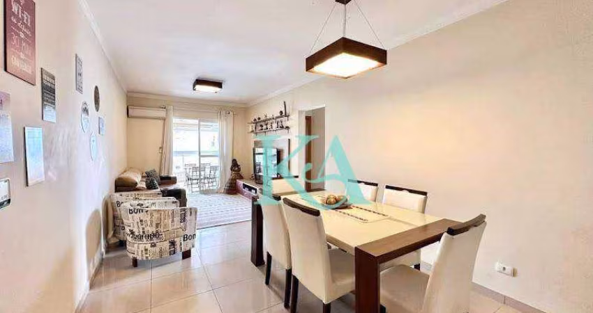 Apartamento com 3 dormitórios à venda, 119 m² por R$ 740.000,00 - Aviação - Praia Grande/SP
