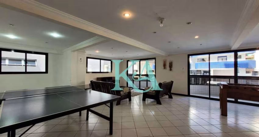 Apartamento com 2 dormitórios para alugar, 71 m² por R$ 4.405,10/mês - Canto do Forte - Praia Grande/SP
