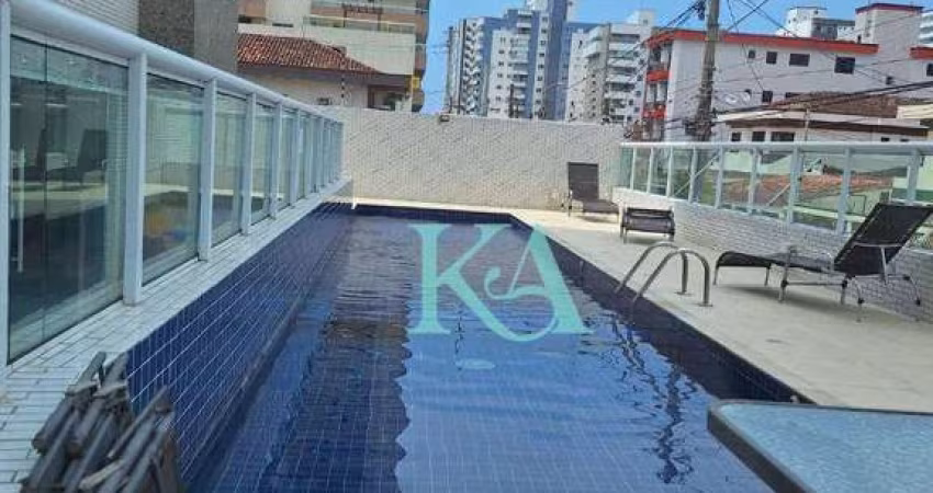 Apartamento com 2 dormitórios à venda, 58 m² por R$ 380.000,00 - Vila Guilhermina - Praia Grande/SP
