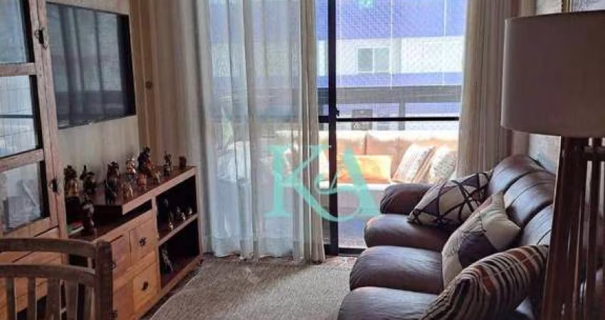Apartamento com 2 dormitórios 1 suite sacada vista mar à venda, 78 m² por R$ 550.000 - Canto do Forte - Praia Grande/SP