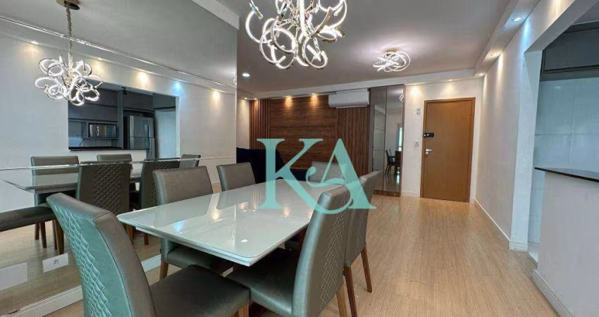 Apartamento com 3 dormitórios à venda, 117 m² por R$ 890.000 - Boqueiro - Praia Grande/SP
