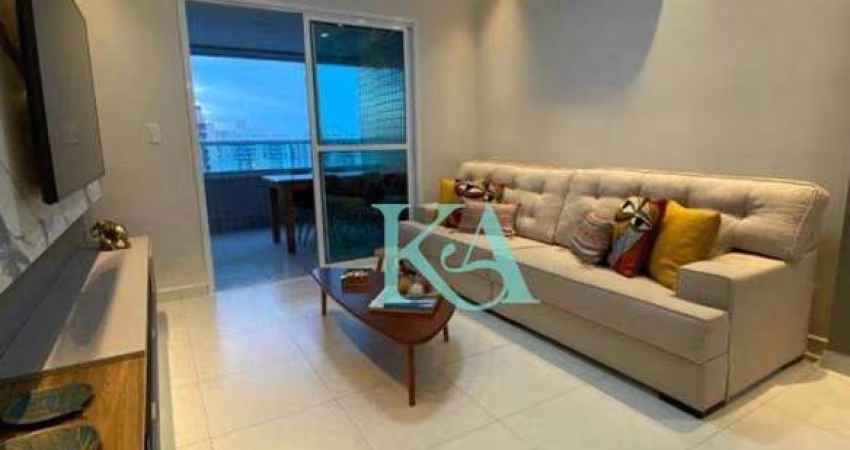 Apartamento com 2 dormitórios à venda, 100 m² por R$ 680.000,00 - Vila Assunção - Praia Grande/SP