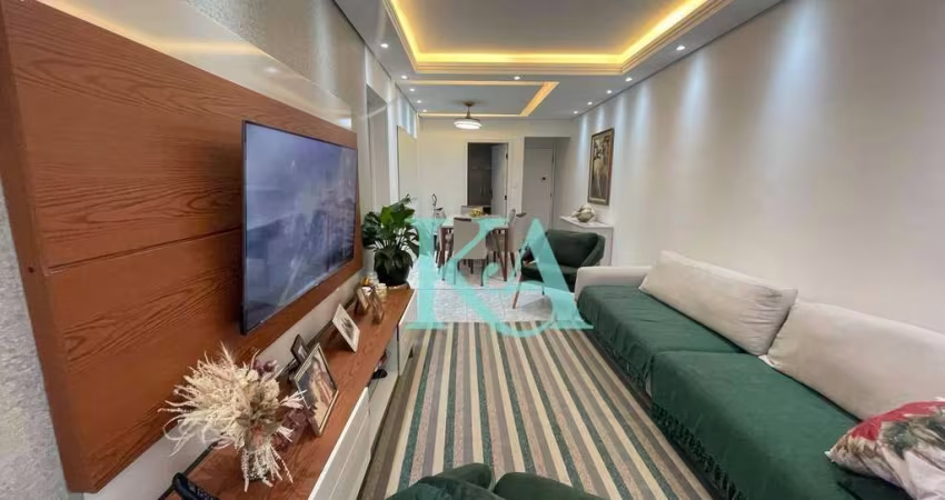 Apartamento com 2 dormitórios à venda, 80 m² por R$ 450.000 - Vila Guilhermina - Praia Grande/SP