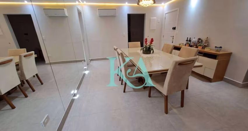 Apartamento com 3 dormitórios à venda, 145 m² por R$ 1.200.000 - Vila Guilhermina - Praia Grande/SP