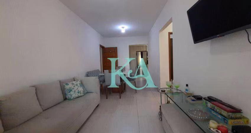 Apartamento com 2 dormitórios à venda, 73 m² por R$ 480.000 - Caiara - Praia Grande/SP