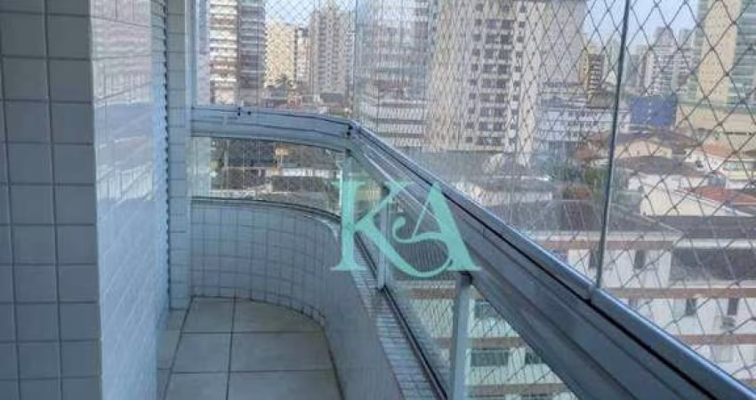 Apartamento com 2 dormitórios à venda, 76 m² por R$ 430.000 - Vila Guilhermina - Praia Grande/SP
