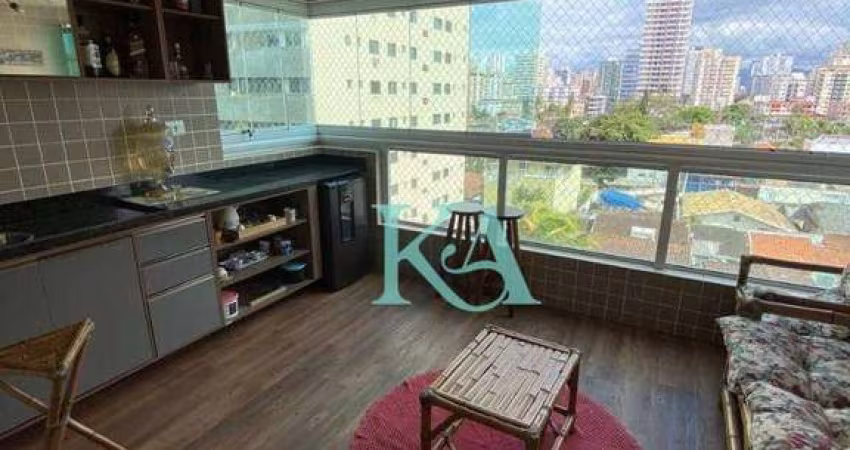 Apartamento com 2 dormitórios à venda, 101 m² por R$ 750.000,00 - Canto do Forte - Praia Grande/SP