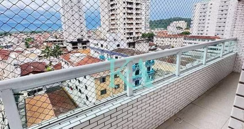 Apartamento com 2 dormitórios à venda, 68 m² por R$ 480.000 - Boqueiro - Praia Grande/SP