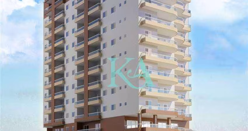 Apartamento com 2 dormitórios à venda, 75 m² por R$ 390.000 - Caiçara - Praia Grande/SP