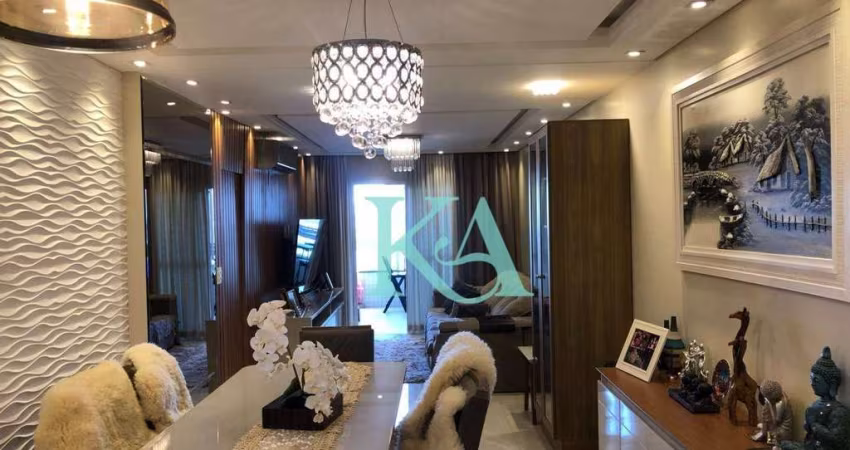 Apartamento com 3 dormitórios à venda, 129 m² por R$ 1.200.000 - Canto do Forte - Praia Grande/SP