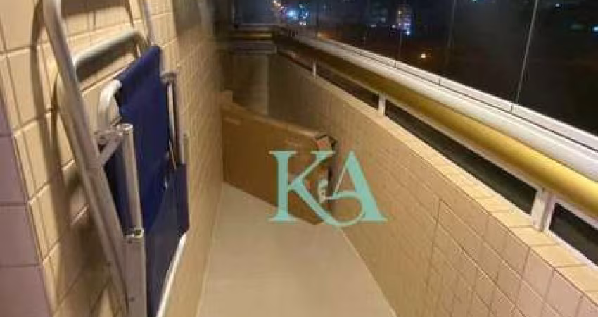 Apartamento com 1 dormitório Sacada Envidraçada Mobiliado a à venda, 44 m² por R$ 295.000 - Ocian - Praia Grande/SP