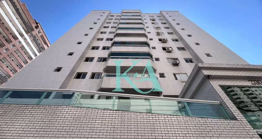 Apartamento com 2 dormitórios à venda, 58 m² por R$ 379.000 - Vila Guilhermina - Praia Grande/SP
