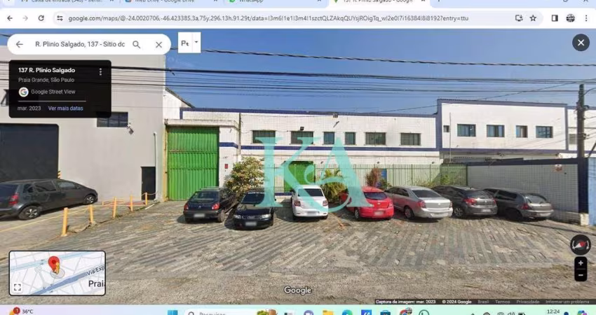 Galpão para alugar, 1000 m² por R$ 21.124/mês - Tude Bastos (Sítio do Campo) - Praia Grande/SP