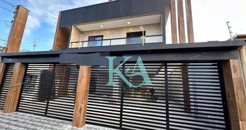 Sobrado condominio com 2 dormitórios à venda por R$ 275.000 - Caiçara - Praia Grande/SP