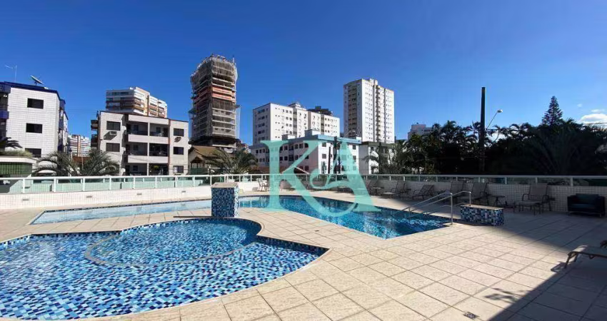Apartamento com 2 dormitórios à venda, 89 m² por R$ 600.000,00 - Vila Guilhermina - Praia Grande/SP