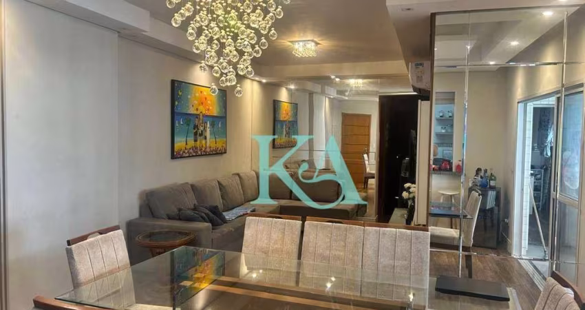 Apartamento com 3 dormitórios à venda, 128 m² por R$ 1.450.000 - Vila Guilhermina - Praia Grande/SP
