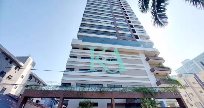 Apartamento com 3 dormitórios à venda, 143 m² por R$ 2.500.000,00 - Canto do Forte - Praia Grande/SP