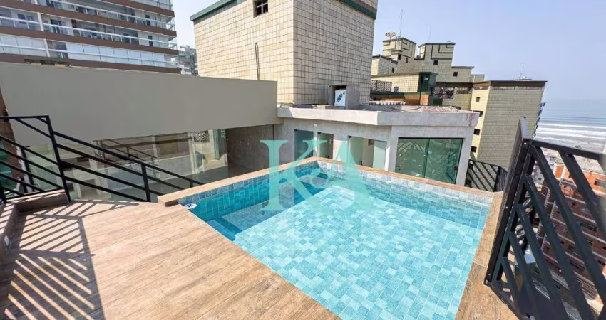 Cobertura com 3 dormitórios à venda, 232 m² por R$ 1.580.000,00 - Tupi - Praia Grande/SP