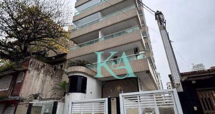 Apartamento com 1 dormitório à venda, 74 m² por R$ 345.000 - Vila Guilhermina - Praia Grande/SP