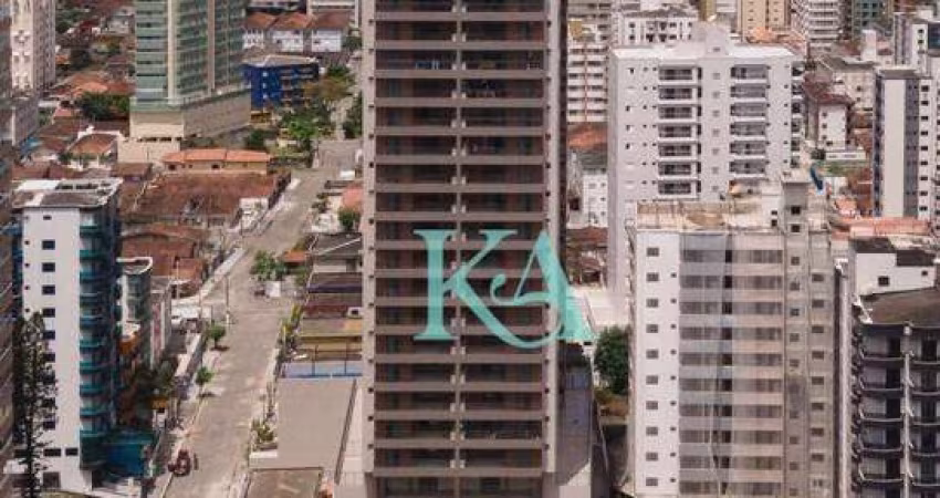 Apartamento com 2 dormitórios à venda, 95 m² por R$ 690.000 - Vila Guilhermina - Praia Grande/SP