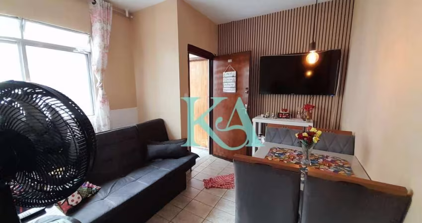 Apartamento com 1 dormitório à venda, 47 m² por R$ 225.000 - Canto do Forte - Praia Grande/SP