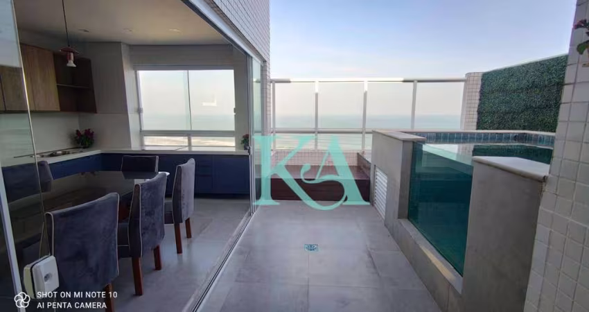 Cobertura com 4 dormitórios 2 Suítes 3 Vagas de Garagem -Direto com o Investidor à venda, 180 m² por R$ 1.990.000 - Ocian - Praia Grande/SP