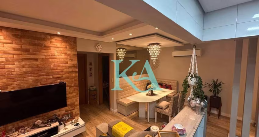 Apartamento com 2 dormitórios à venda, 76 m² por R$ 550.000,00 - Boqueirão - Praia Grande/SP