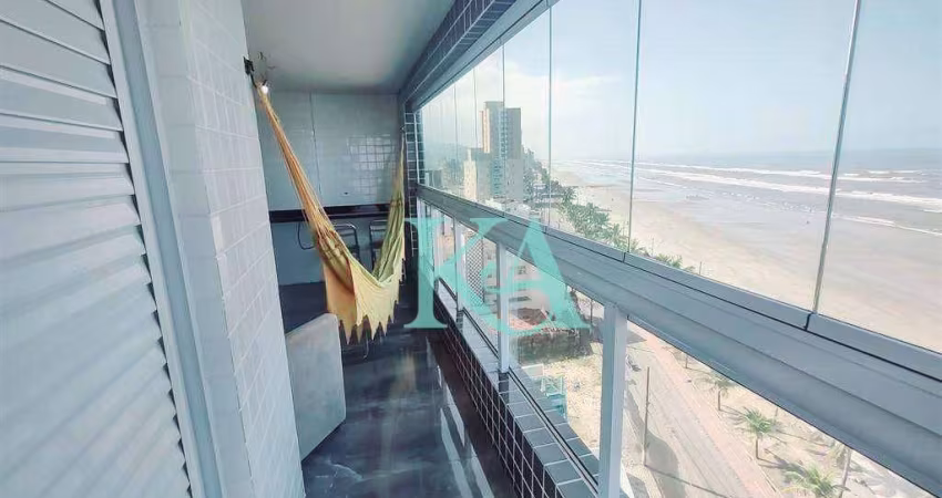 Apartamento com 2 dormitórios à venda, 69 m² por R$ 499.000 - Balneario Oceanópolis - Mongaguá/SP