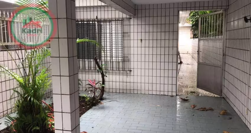 Casa com 3 dormitórios 2  banheiros mobiliada para alugar, 95 m² por R$ 3.500/mês - Tupi - Praia Grande/SP