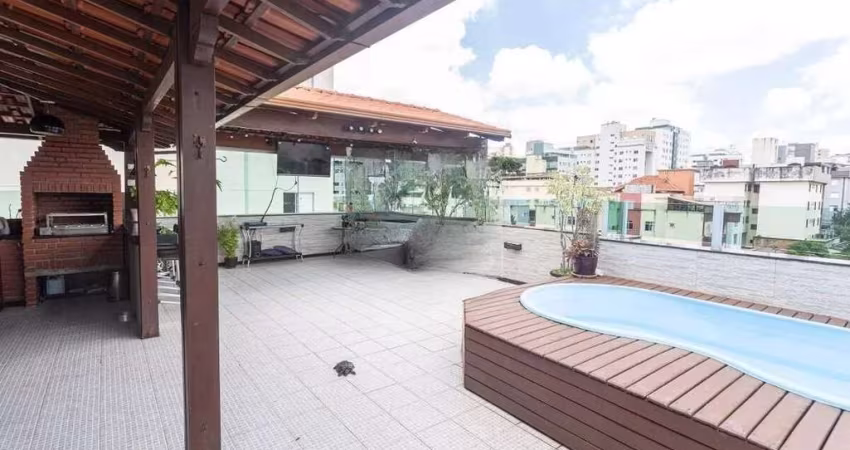 APARTAMENTO DE COBERTURA, 2 VAGAS, PISCINA, CHURRASQUEIRA