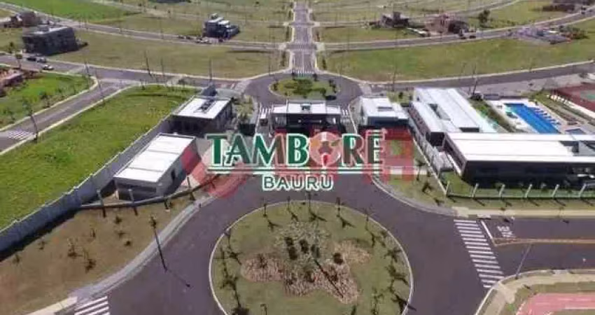 Terreno em condomínio fechado à venda no Residencial Tamboré, Bauru 