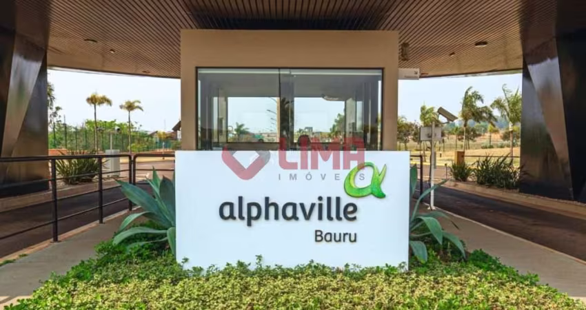 TERRENO CONDOMINIO RESIDENCIAL ALPHAVILLE - BAURU/SP