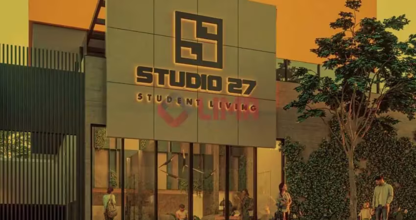 Studio 27 student living | 25,40m² e 31,90m² | vl universitária, bauru - sp